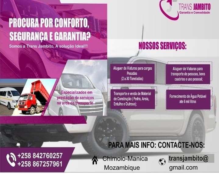 Frota de Viaturas TransJambito